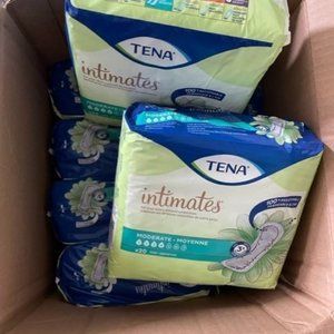 LOT OF 7 PAKS TENA # 4 MODERATE INCONTINENCE INTIMATES PADS